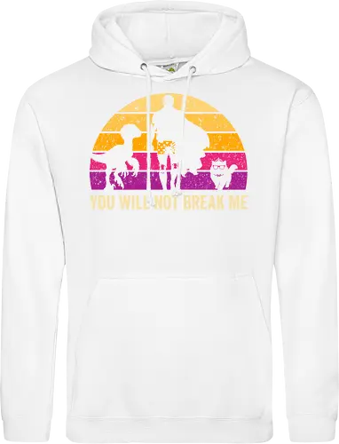 You will not break me vintage - dungeon crawler carl, cat, novel, books, retro, vintage, princess donut, fantasy - Standard Hoodie