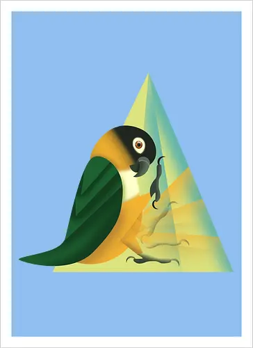 Stampfender Caique
