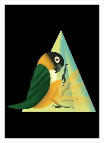 Stampfender Caique