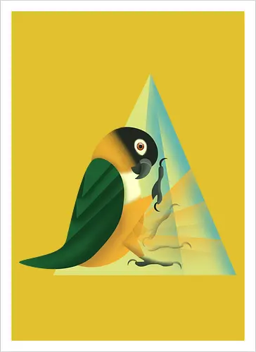Stampfender Caique