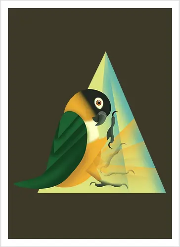 Stampfender Caique