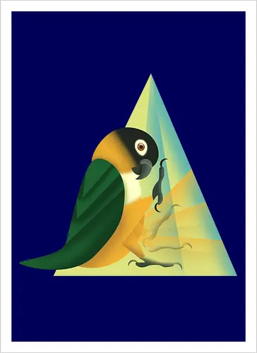 Stampfender Caique