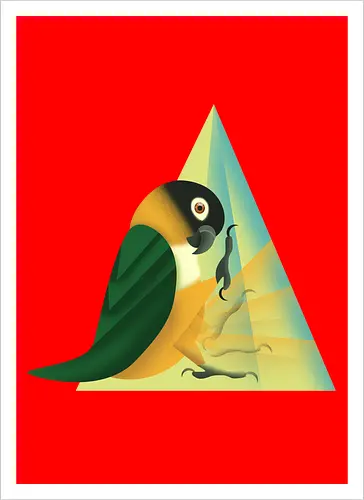 Stampfender Caique