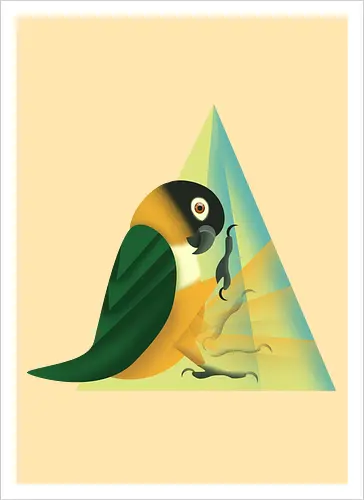 Stampfender Caique