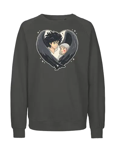 Winged Romance: The Wizard's Heart - Fairtrade Sweatshirt
