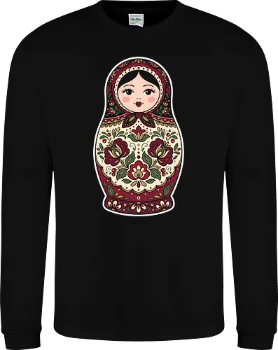 Mystic Bloom: Folk Art Matryoshka
