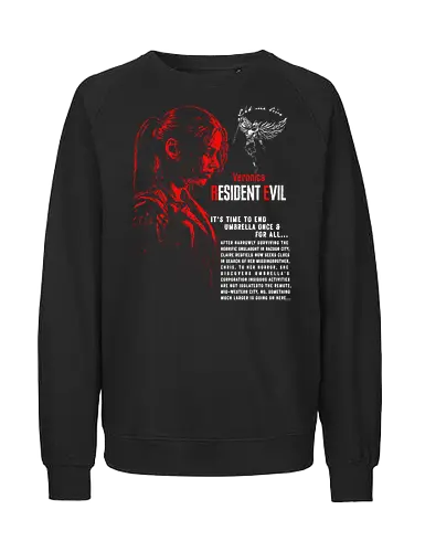 Horror Veronica - code veronica, Horror, Claire Redfield, Chris Redfield, biohazard, re veronica, re, 2027 - Fairtrade Sweatshirt