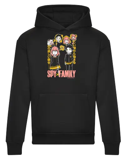 Anya And Damian Academy - anya damian, anya forger, damian desmond, spy x family, eden academy, anime duo, manga art, cute anime - Heavyweight Hoodie