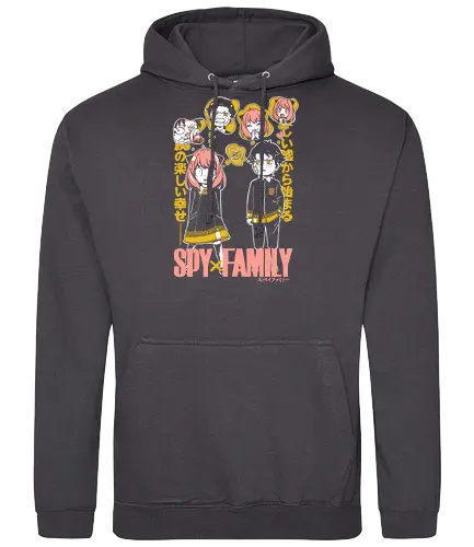 Anya And Damian Academy - anya damian, anya forger, damian desmond, spy x family, eden academy, anime duo, manga art, cute anime - Standard Hoodie