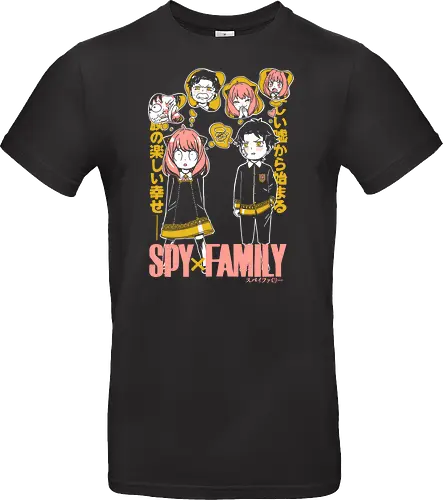 Anya And Damian Academy - anya damian, anya forger, damian desmond, spy x family, eden academy, anime duo, manga art, cute anime - Standard T-Shirt
