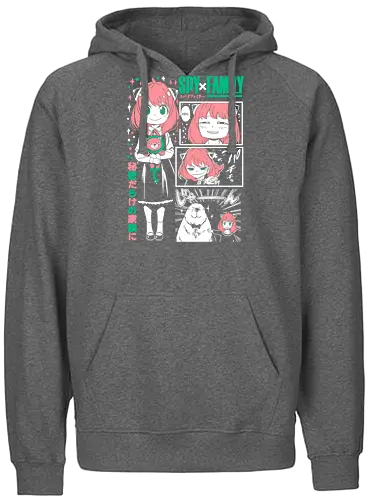 Anya Cute Portrait - anime portrait, kawaii anime, manga character, anime artwork, cute design, telepath girl, anya, forger - Fairtrade Hoodie