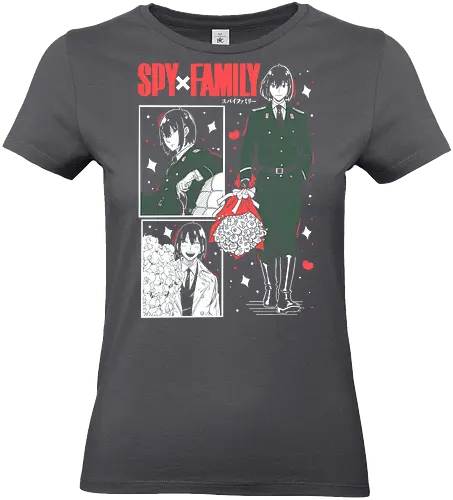 Yuri Briar - loid forger, yor forger, anya forger, black and white, manga style, anime trio, forger family, spy family sketch, Yuri Briar - Standard T-Shirt (Women)