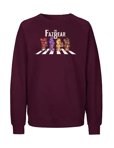 The Fazbear - fnaf, Five Nights at Freddys, Freddy, animatronic, chica, games, horror, movie, cute, abbey road, foxy - Fairtrade Sweatshirt
