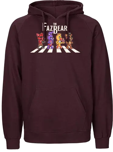 The Fazbear - fnaf, Five Nights at Freddys, Freddy, animatronic, chica, games, horror, movie, cute, abbey road, foxy - Fairtrade Hoodie