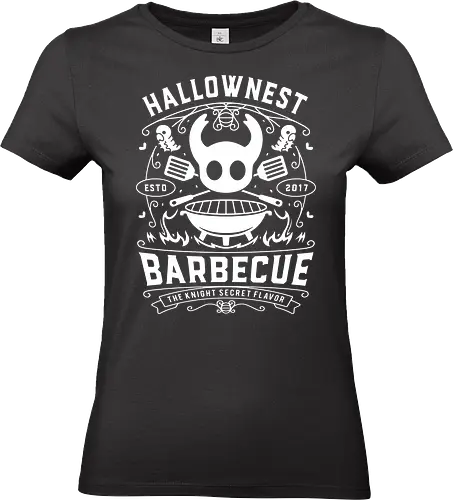 Hallownest Barbecue Emblem - Bug Knight, hallownest, the knight, hollow, knight, hornet, indie game, shade, gamer, gaming, video game, silksong, ramen, pale King, grub - Standard T-Shirt (Women)