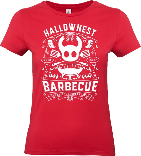 Hallownest Barbecue Emblem - Bug Knight, hallownest, the knight, hollow, knight, hornet, indie game, shade, gamer, gaming, video game, silksong, ramen, pale King, grub - Standard T-Shirt (Women)
