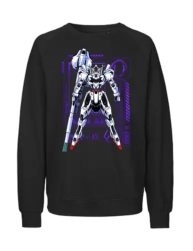 angel of mercury  - anime, manga, gundam, calibarn, battlespace, battlerobot, gundamcardgame, witch, mobilesuit, gunpla - Fairtrade Sweatshirt