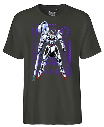 angel of mercury  - anime, manga, gundam, calibarn, battlespace, battlerobot, gundamcardgame, witch, mobilesuit, gunpla - Fairtrade T-Shirt