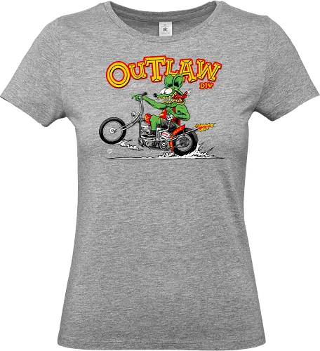 monster riding chopper - wheels, riding, rideforlive, rideordie, monster, ratfink, authentic, otomotive, racing, speed - Standard T-Shirt (Women)