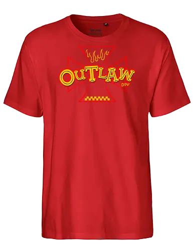 the outlaw - wheels, riding, rideforlive, rideordie, monster, ratfink, authentic, otomotive, racing, speed - Fairtrade T-Shirt