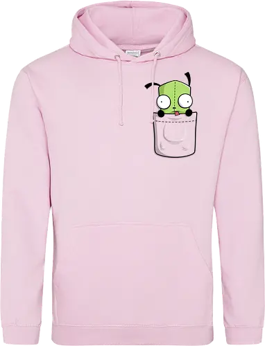Grüner Roboter Taschenfreund - Cartoon Kunst