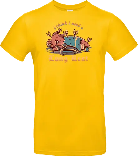 I Think I Need a Long Rest - Pen and Paper, kobold, long rest, dice, d1, dice roll, tabletop, cute, sad kobold, low hp, spell, fantasy, Fantasie, Kreatur, lange Ruhepause - Standard T-Shirt