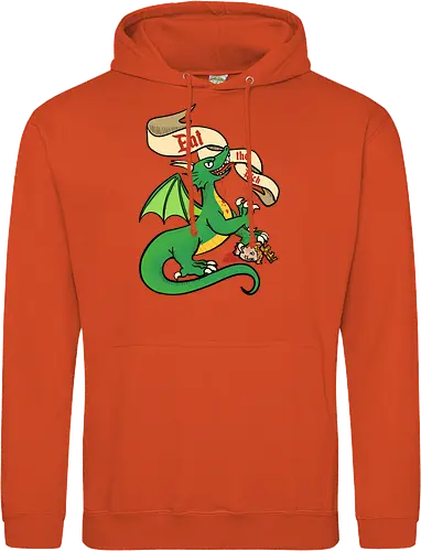 Eat the Rich 2 - Dragon, Drache, Eat the Rich - Standard Hoodie