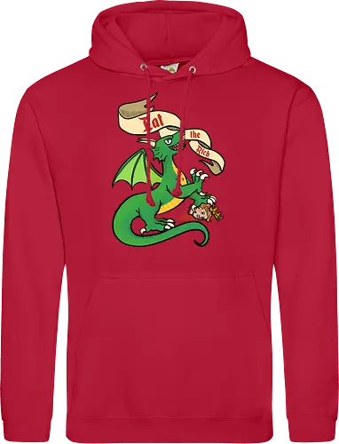 Eat the Rich 2 - Dragon, Drache, Eat the Rich - Standard Hoodie