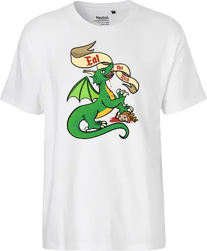 Eat the Rich 2 - Dragon, Drache, Eat the Rich - Fairtrade T-Shirt