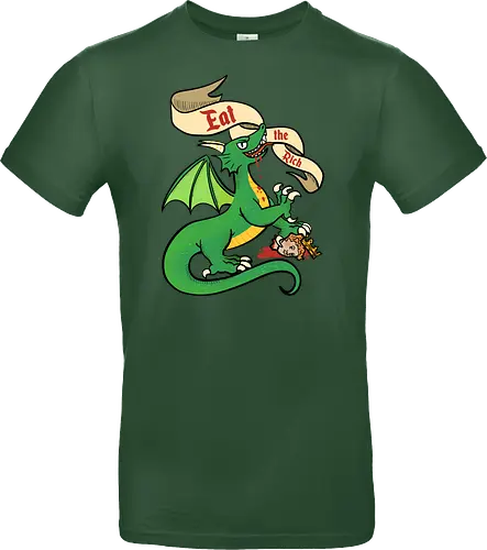 Eat the Rich 2 - Dragon, Drache, Eat the Rich - Standard T-Shirt