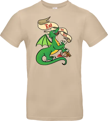 Eat the Rich 2 - Dragon, Drache, Eat the Rich - Standard T-Shirt