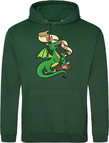Eat the Rich 2 - Dragon, Drache, Eat the Rich - Standard Hoodie