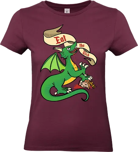 Eat the Rich 2 - Dragon, Drache, Eat the Rich - Standard T-Shirt (Women)