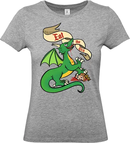 Eat the Rich 2 - Dragon, Drache, Eat the Rich - Standard T-Shirt (Women)