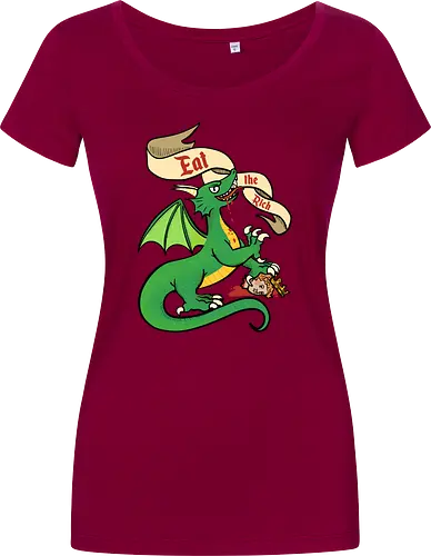 Eat the Rich 2 - Dragon, Drache, Eat the Rich - Women T-Shirt
