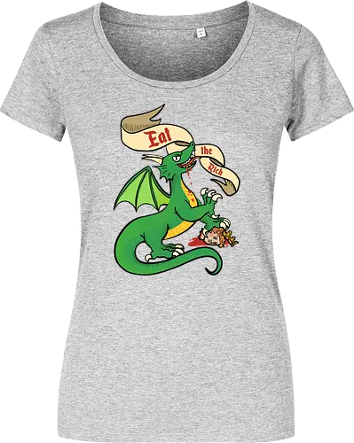 Eat the Rich 2 - Dragon, Drache, Eat the Rich - Women T-Shirt