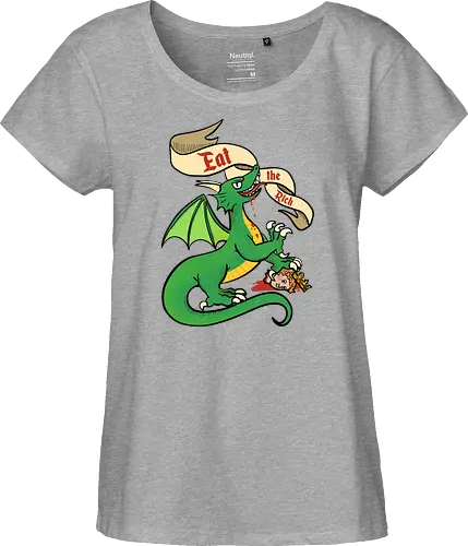 Eat the Rich 2 - Dragon, Drache, Eat the Rich - Fairtrade Girl Shirt
