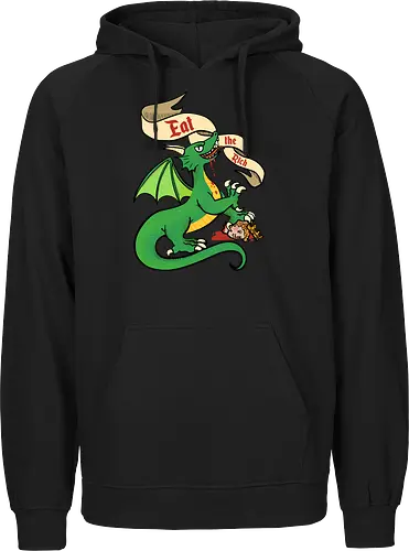 Eat the Rich 2 - Dragon, Drache, Eat the Rich - Fairtrade Hoodie