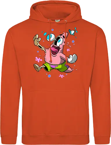 Verrückte rosa Sternenkreatur