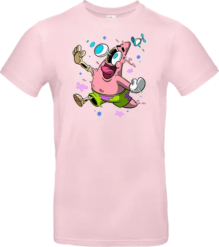 Verrückte rosa Sternenkreatur