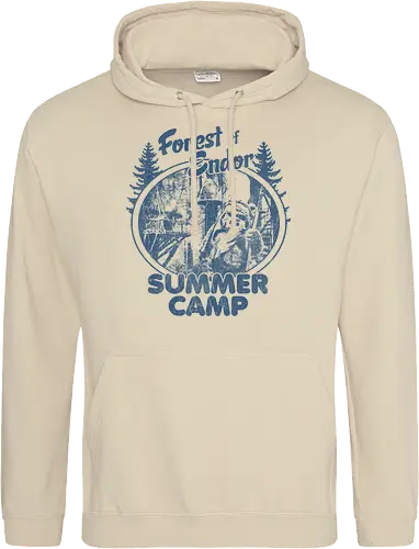 Retro-Wald-Sommercamp Bärenkrieger - Geek-Retro-Design, Nerd-Kultur-Shirt, Galaxie-Krieger-T-Shirt, Vintage-Popkultur, Retro-Sommercamp-Shirt, Waldkrieger-T-Shirt, Vintage-Camp-Abzeichen, Bären-Shirt, Sci-Fi-Wald-Shirt, Galaxie-Camp-Design, Retro-Abzeichen-T-Shirt, Pelzkrieger-Print, Weltraumwald-Shirt, Vintage-Sci-Fi-T-Shirt, Camp-Emblem-Shirt - Standard Hoodie