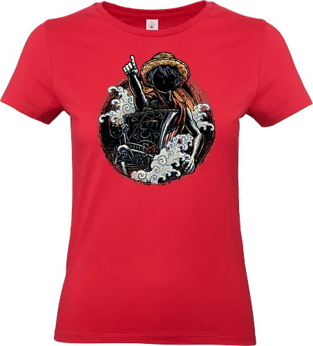 Sail Towards Adventure - Anime, Manga, Japanese, TV series, pirate, TV show, animation, animated - Standard T-Shirt (Women)