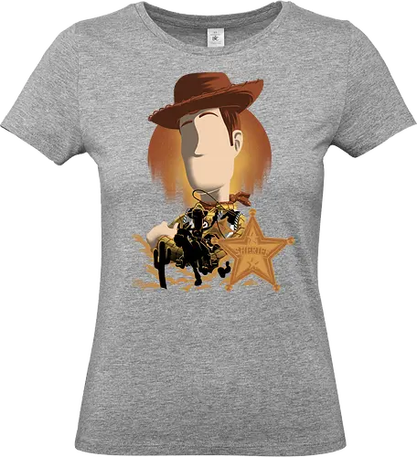 Round Up Gang Sheriff - Woody, Cowboy - Standard T-Shirt (Women)