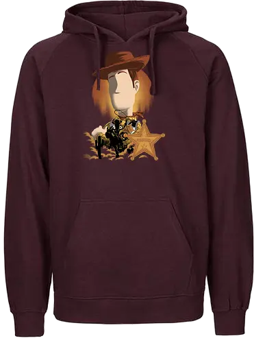Round Up Gang Sheriff - Woody, Cowboy - Fairtrade Hoodie