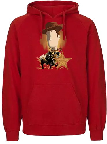 Round Up Gang Sheriff - Woody, Cowboy - Fairtrade Hoodie