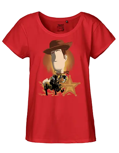 Round Up Gang Sheriff - Woody, Cowboy - Fairtrade Girl Shirt