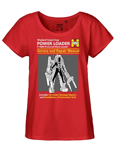 P-5000 Industrie-Exosuit Technisches Servicehandbuch - Industrie Exosuit Handbuch, Retro Sci-Fi Kunst, mechanisches Roboter-Shirt, Vintage Tech Handbuch, Sci-Fi Geek Design, Nerd Kultur Bekleidung, futuristischer Roboterdruck, retro Servicehandbuch Kunst, Geek Premium Shirt, mechanisches Exoskelett, Sci-Fi klassisches Design, Nerd Humor Shirt, Popkultur Bekleidung, retro futuristische Kunst, exklusiver Geek Druck - Fairtrade Girl Shirt