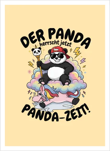 Der Panda herrscht jetzt – Lustiges Panda Meme