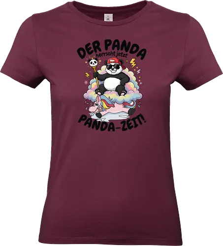 Der Panda herrscht jetzt – Lustiges Panda Meme - Panda, Pandabär, Comic, Cartoon, Fun, Humor, Lustig, Geek, Nerd, Tiermotiv, Geschenkidee, Tierfreund, Manga Style, Kawaii, Meme, Funshirt, Trend, Animal Lover, Cool Panda, Panda Lover - Standard T-Shirt (Women)