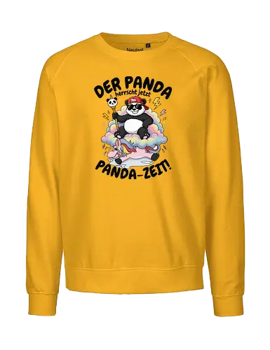 Der Panda herrscht jetzt – Lustiges Panda Meme - Panda, Pandabär, Comic, Cartoon, Fun, Humor, Lustig, Geek, Nerd, Tiermotiv, Geschenkidee, Tierfreund, Manga Style, Kawaii, Meme, Funshirt, Trend, Animal Lover, Cool Panda, Panda Lover - Fairtrade Sweatshirt